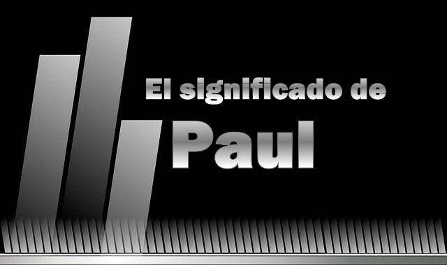 Significado de Paul