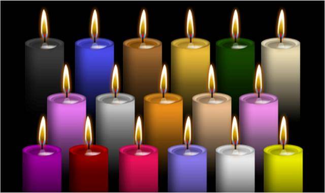 Los colores de las velas y su significado