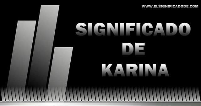 significado de karina