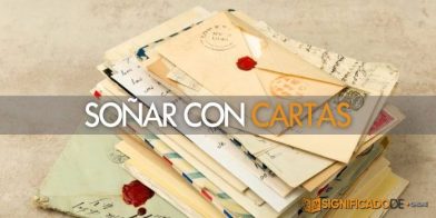 soñar con cartas